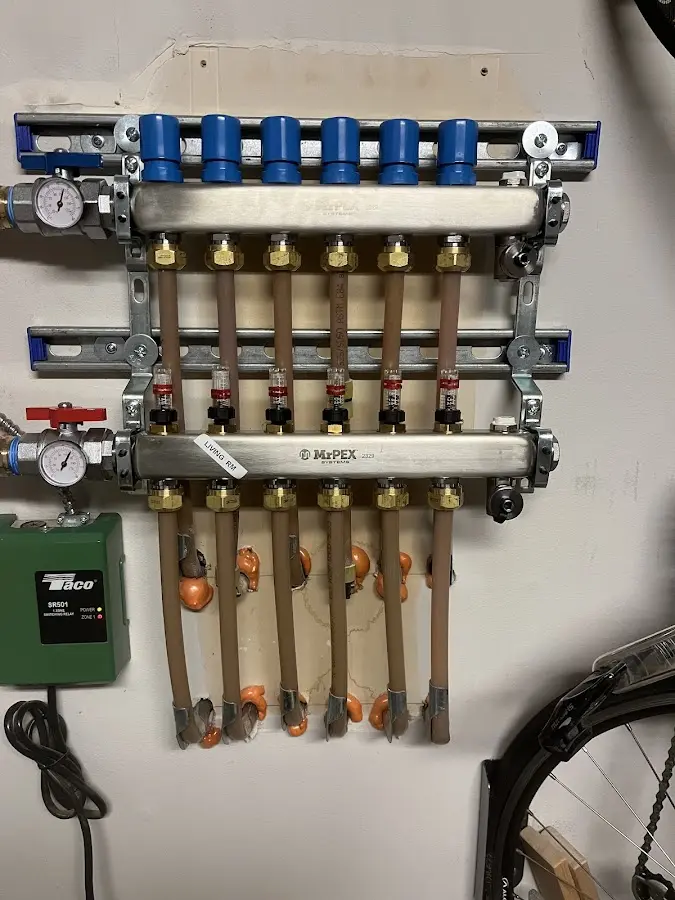 Plumber performing Leak Detection at a residential property in New Freedom